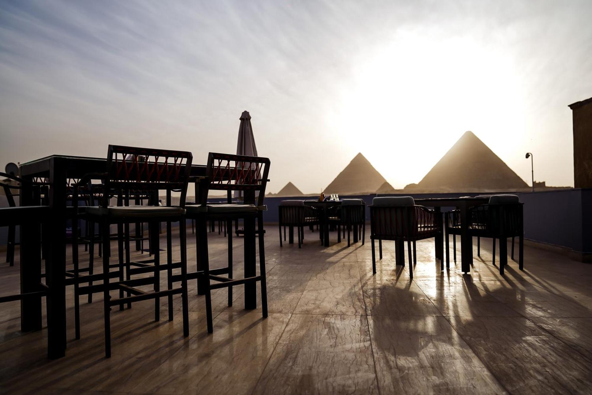 Pyramids Hotel Kafret el-Gabal Eksteriør bilde